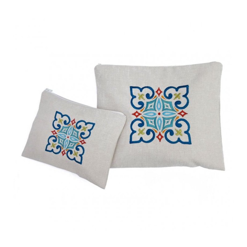 Ronit Gur Woven Fabric Tallit and Tefillin ... | Talit & Tefillin Bags