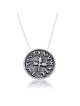 Three Pomegranates Shekel Coin Necklace