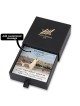 Coffret cadeau de Jérusalem avec collier Terre d'Israël en or jaune 14 carats - Ajouter