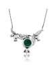 Collier Grenades en Argent et Pierre d'Eilat