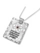Pendentif en argent sterling 925 « 100 % naturel » avec pierre de grenat florale Mo