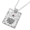 925 Sterling Silver '100% Natural' Pendant with Floral Garnet Stone Mo