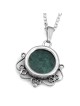 Rafael Jewelry Pendentif vintage en argent sterling avec pierre d'Eilat