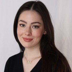 Gold Plated Double Thickness Hebrew / English Infinity Name Necklace -