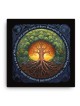 Arbre de vie coloré, impression sur toile