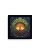 Arbre de vie coloré, impression sur toile