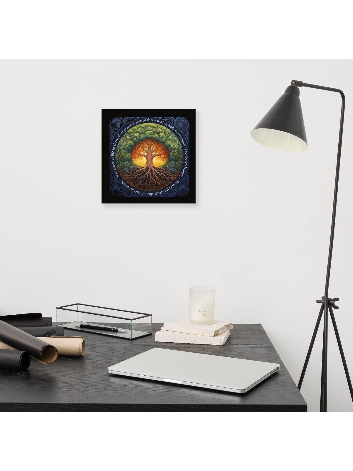 Colorful Tree of Life Print on Canvas