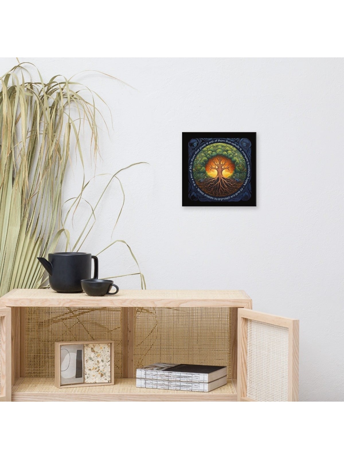 Colorful Tree of Life Print on Canvas