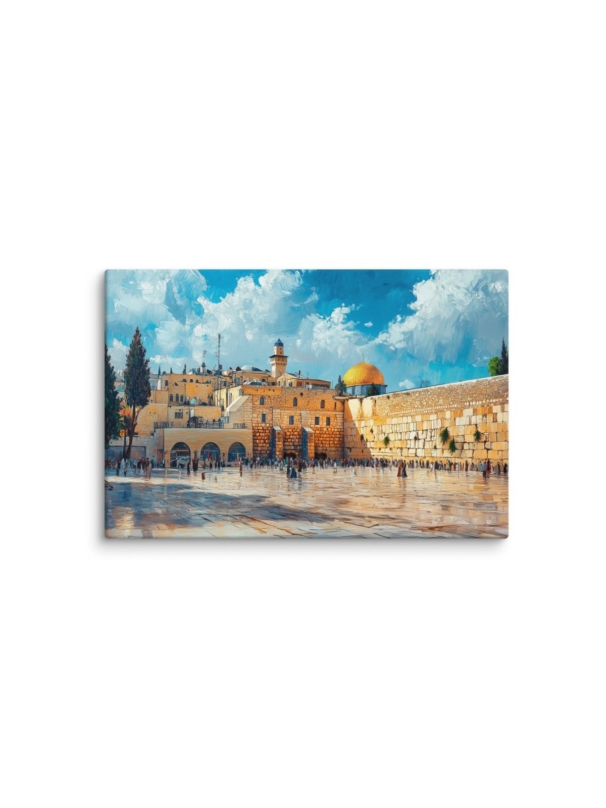 Le mur occidental (Kotel) à Jérusalem, impression sur toile