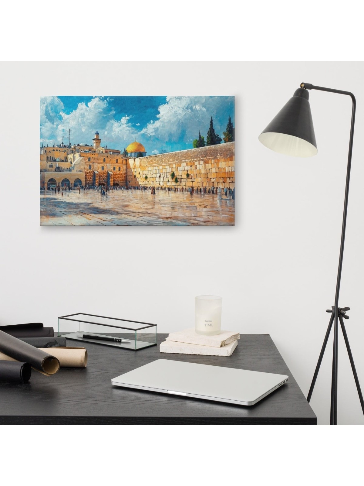 The Western Wall (Kotel) in Jerusalem Print on Canvas