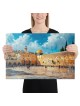 Le mur occidental (Kotel) à Jérusalem, impression sur toile
