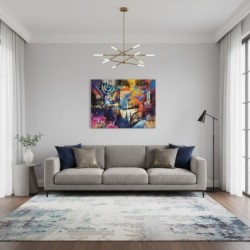 Jerusalem Pop Art Print on Canvas