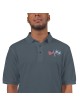 Polo pour hommes, drapeaux USA-ISRAEL