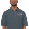 USA-ISRAEL Flags Men's Polo Shirt