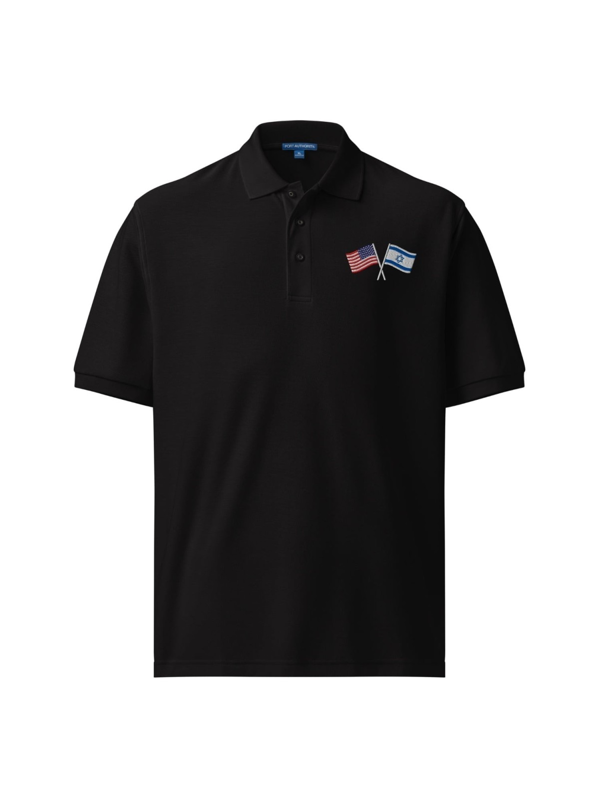 USA-ISRAEL Flags Men's Polo Shirt
