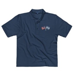 USA-ISRAEL Flags Men's Polo Shirt