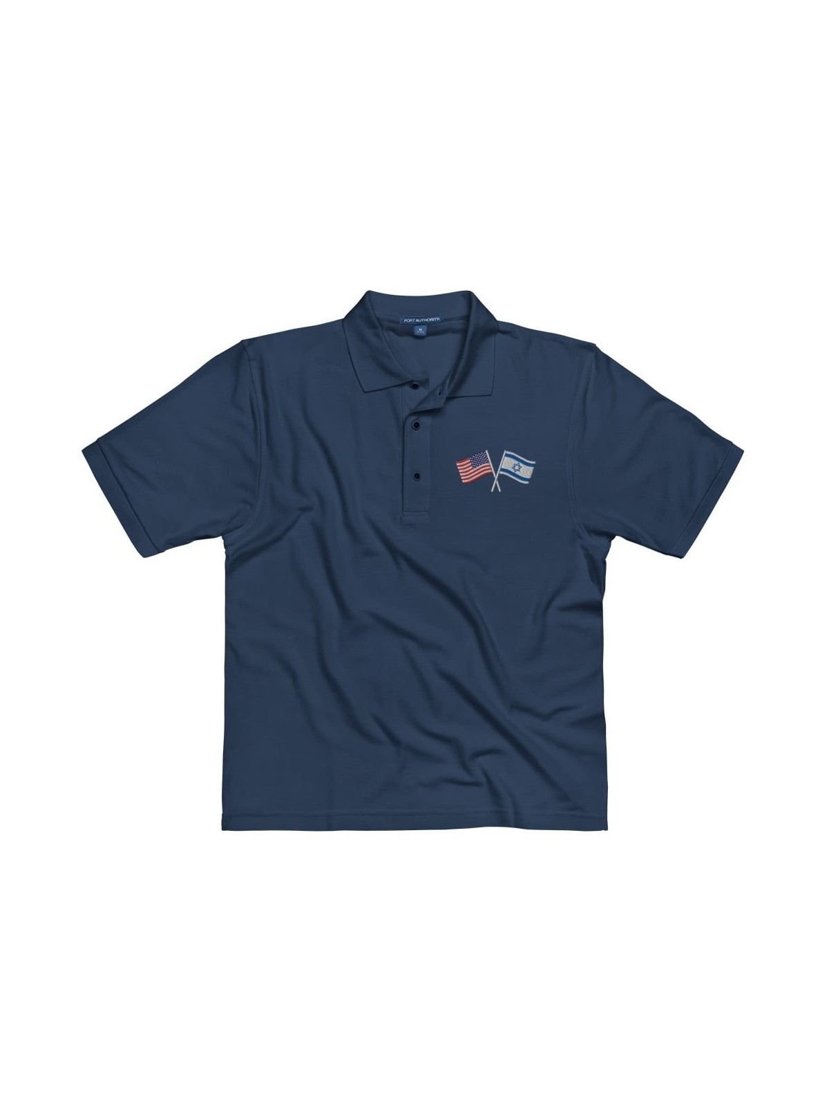 USA-ISRAEL Flags Men's Polo Shirt