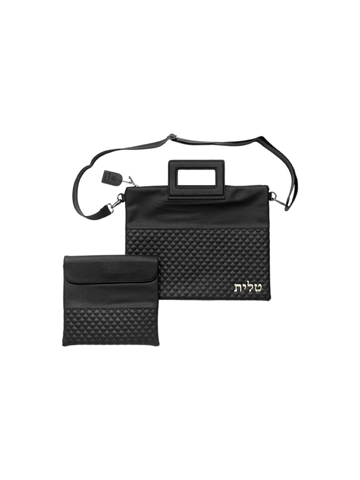 Faux Leather Tallit and Tefillin Bag Set ... | Jewish Gift from Israel