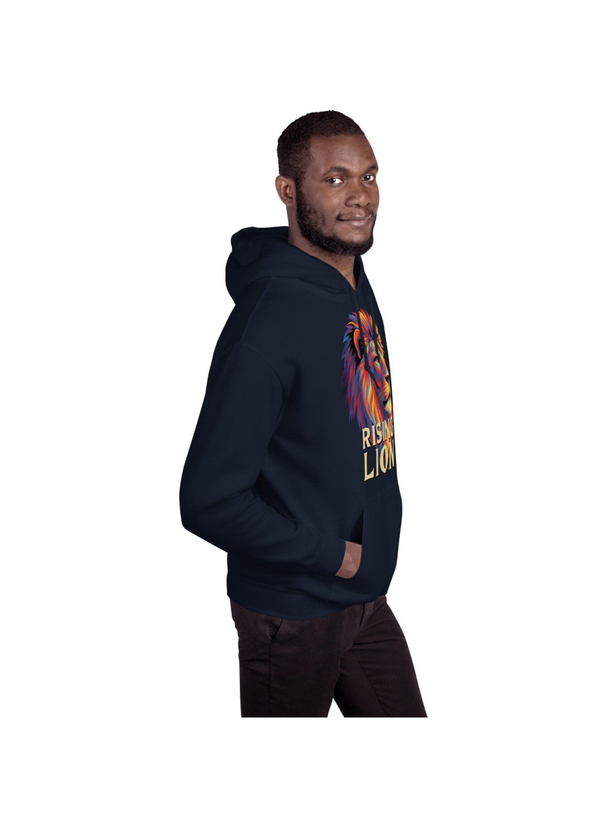 Rising Lion Pop Art Unisex Hoodie