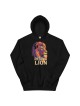 Sweat à capuche unisexe Rising Lion Pop Art