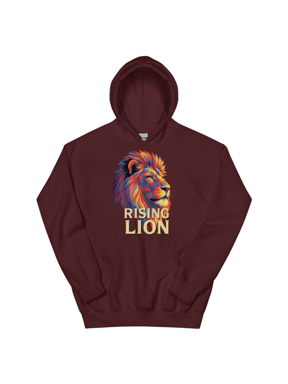 Rising Lion Pop Art Unisex Hoodie