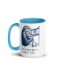 Un peuple qui s'élève comme un lion Mug avec de la couleur à l'intérieur