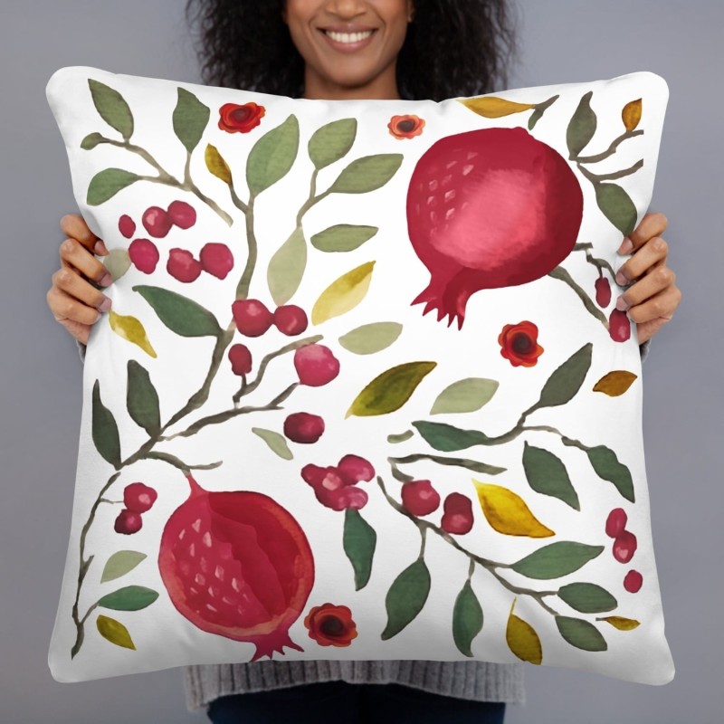 Pomegranates Basic Pillow