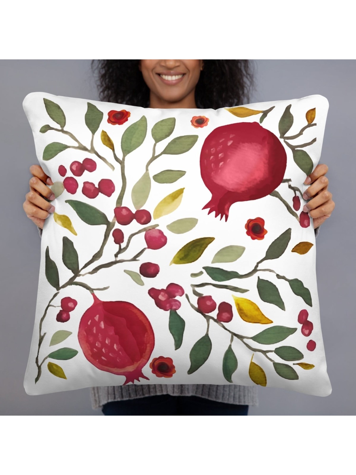 Pomegranates Basic Pillow