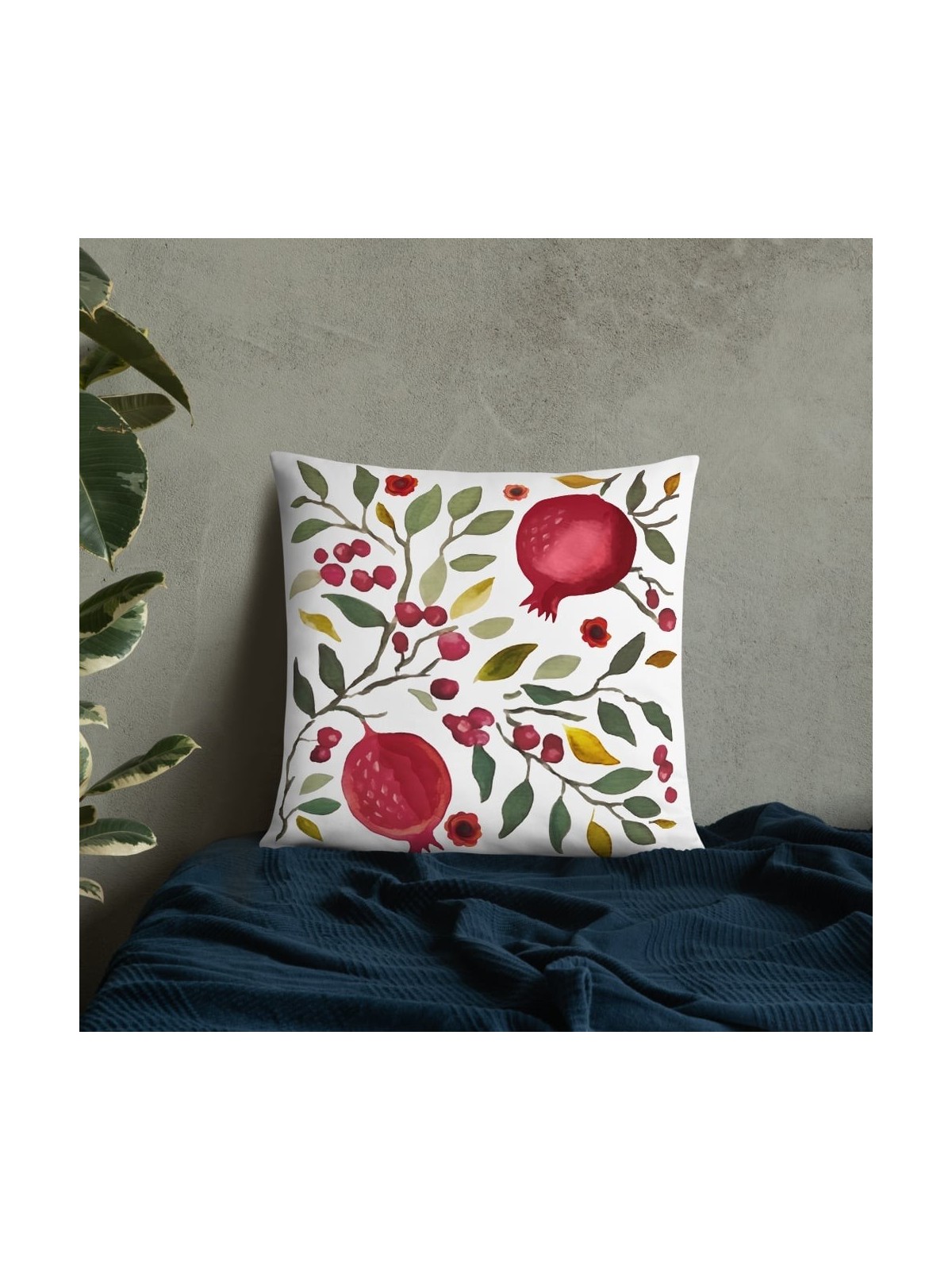 Pomegranates Basic Pillow