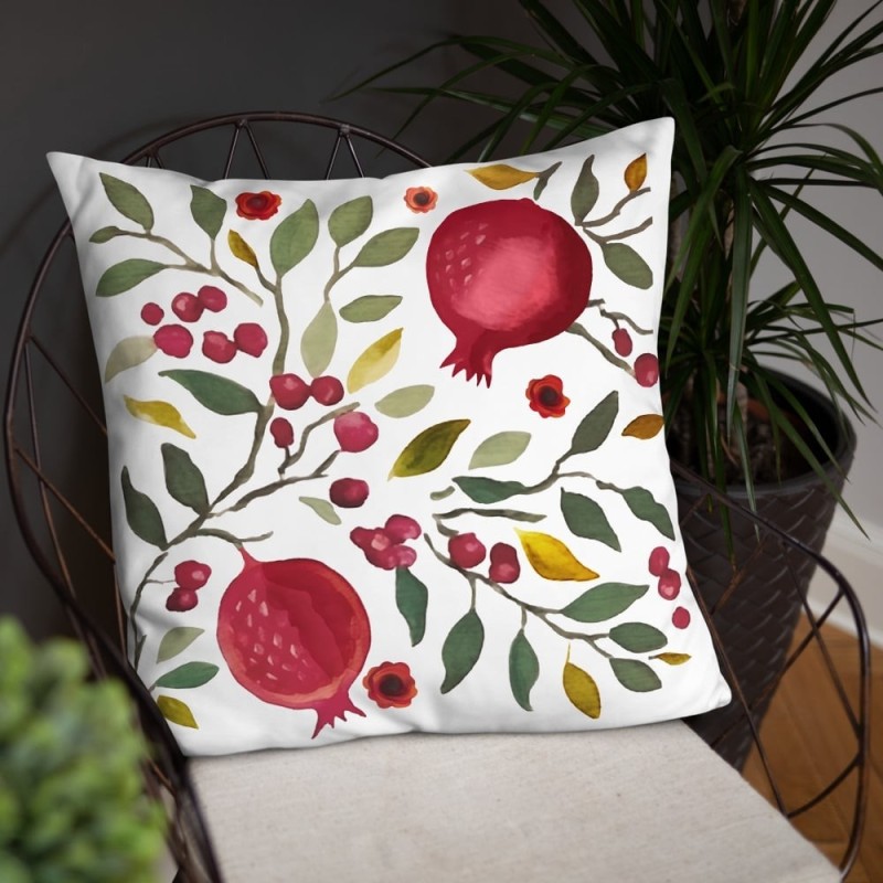 Pomegranates Basic Pillow