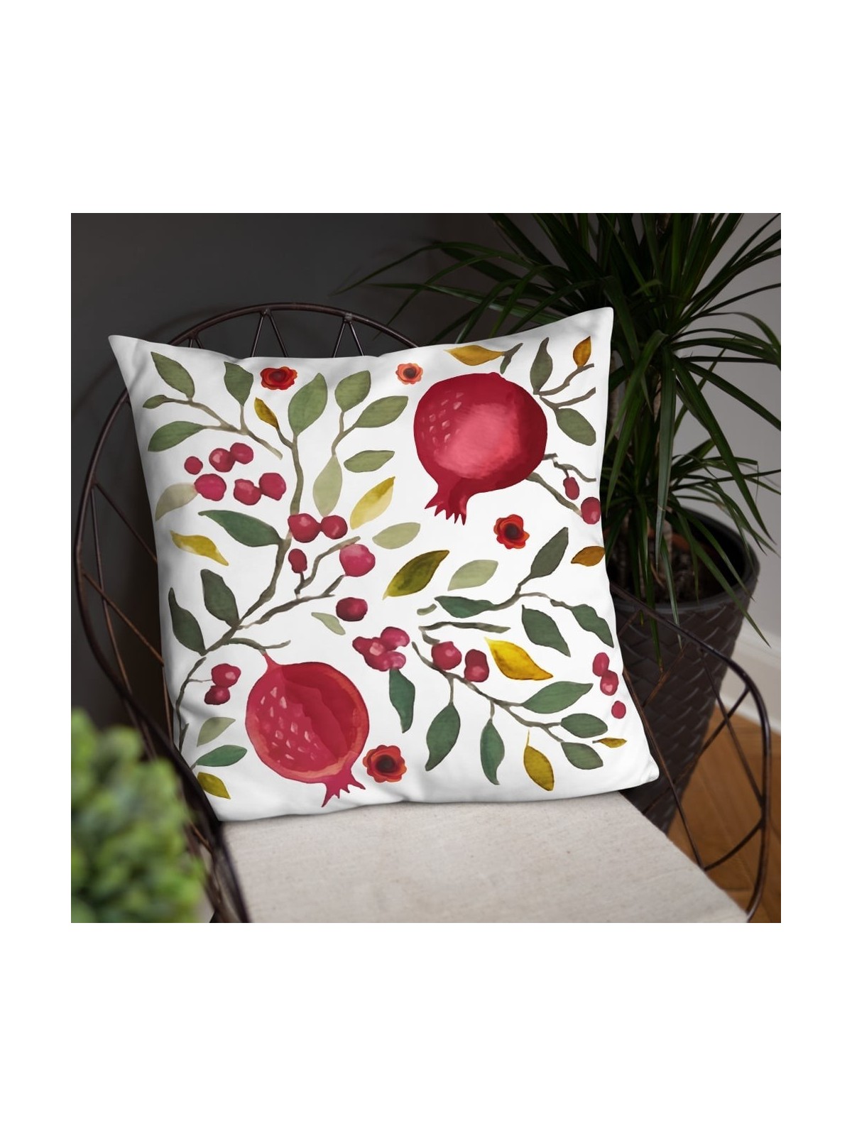 Pomegranates Basic Pillow