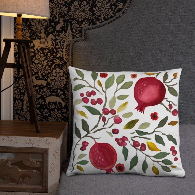 Pomegranates Basic Pillow