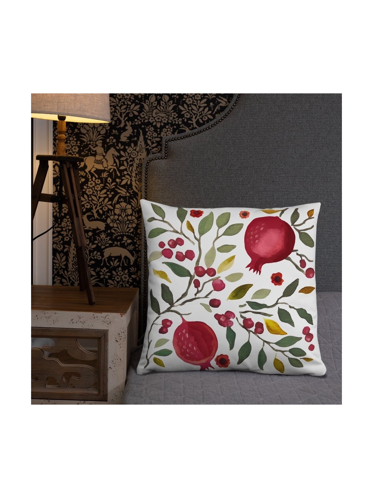 Pomegranates Basic Pillow