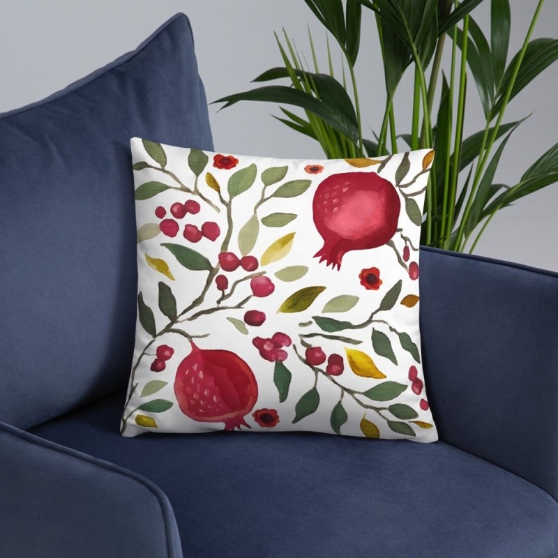 Pomegranates Basic Pillow