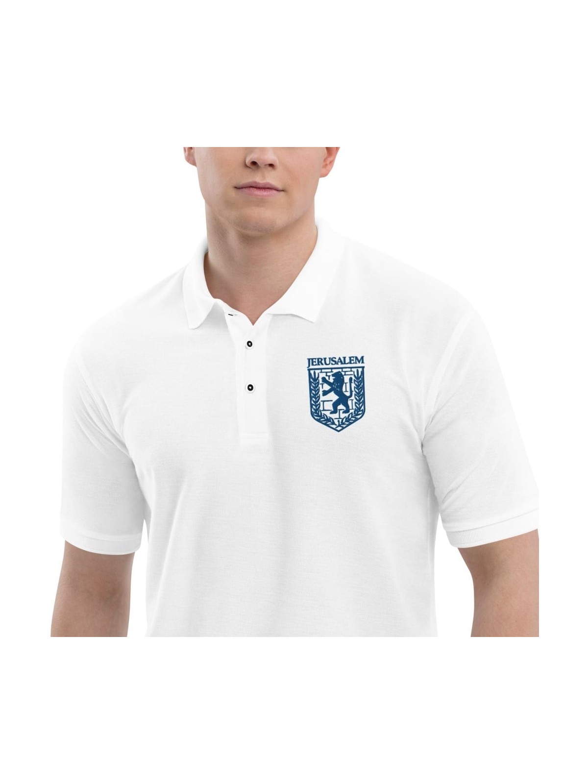 Polo homme emblème de Jérusalem
