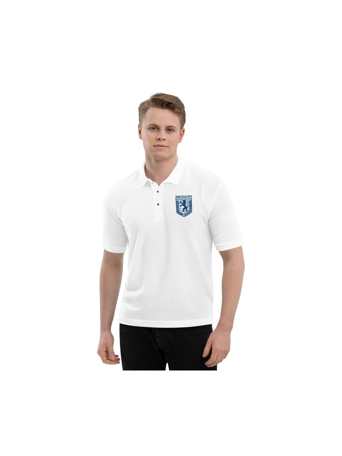 Polo homme emblème de Jérusalem