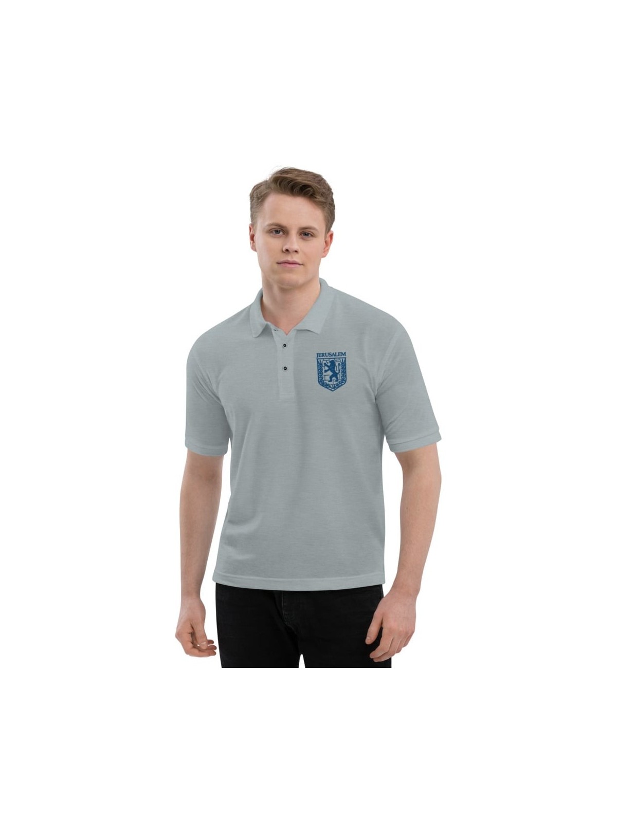 Jerusalem Emblem Men's Polo Shirt