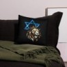 Lion of Judah and Star of David Pillow