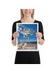 Suis Israël Chai et Kotel Poster