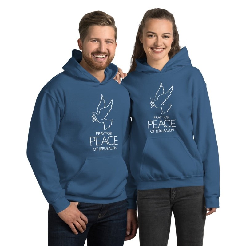 Priez pour la paix de Jérusalem Sweat à capuche - Unisexe