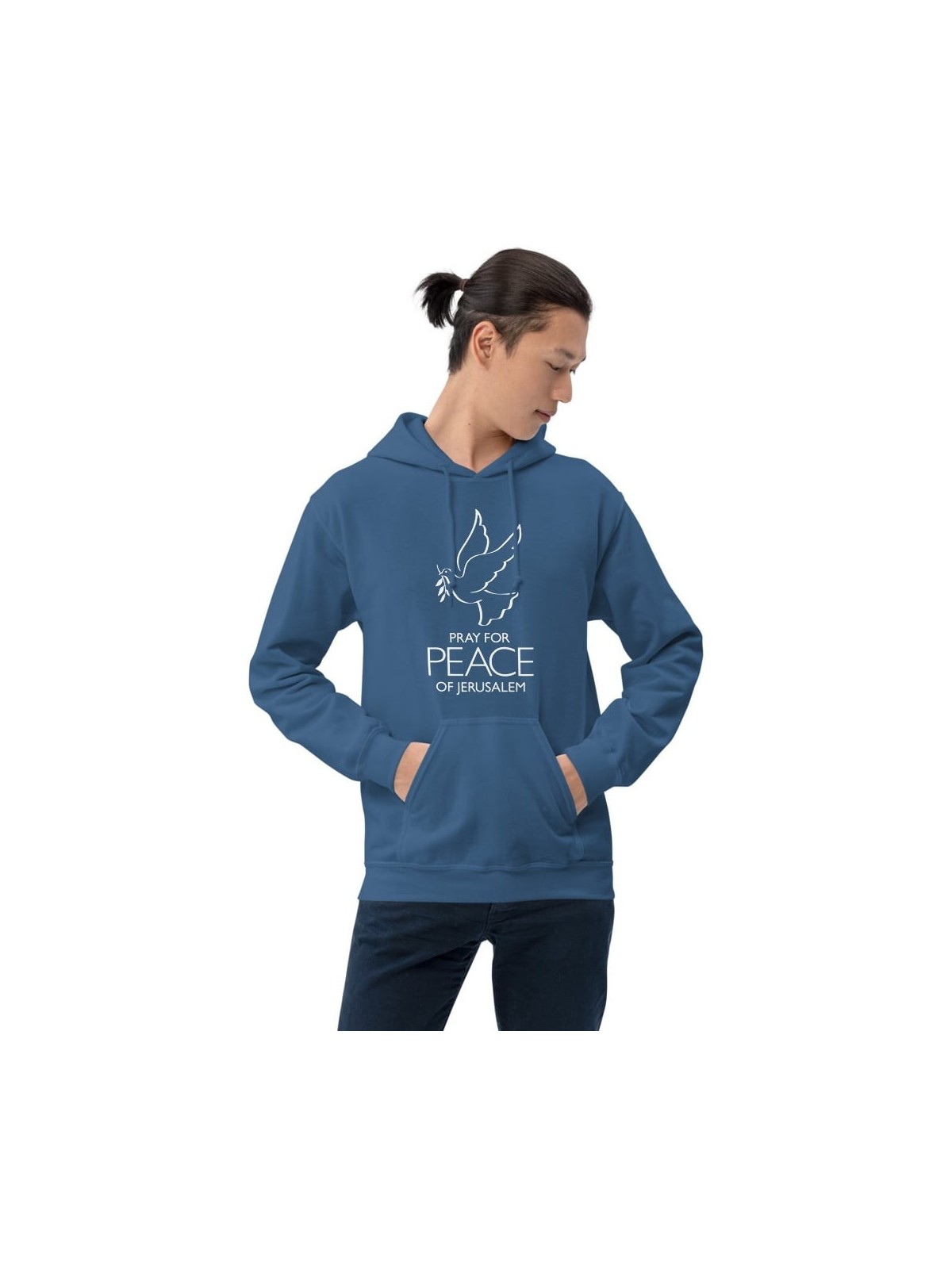 Priez pour la paix de Jérusalem Sweat à capuche - Unisexe