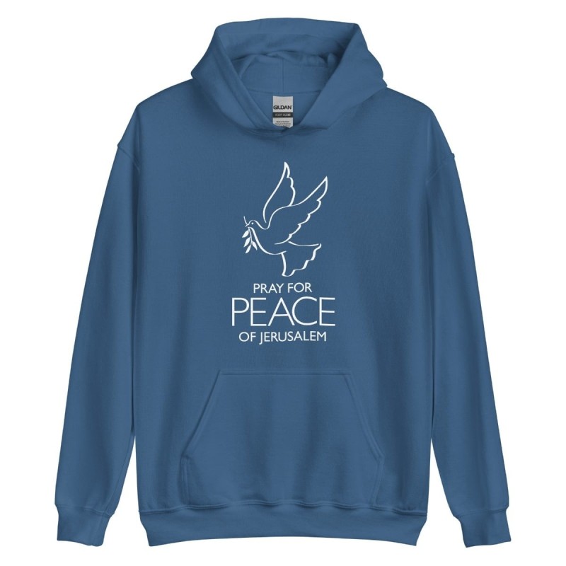 Priez pour la paix de Jérusalem Sweat à capuche - Unisexe