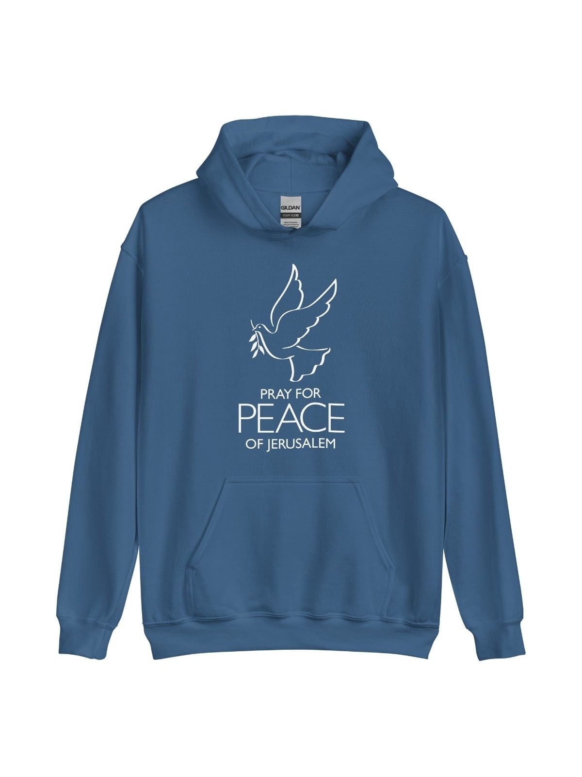 Priez pour la paix de Jérusalem Sweat à capuche - Unisexe
