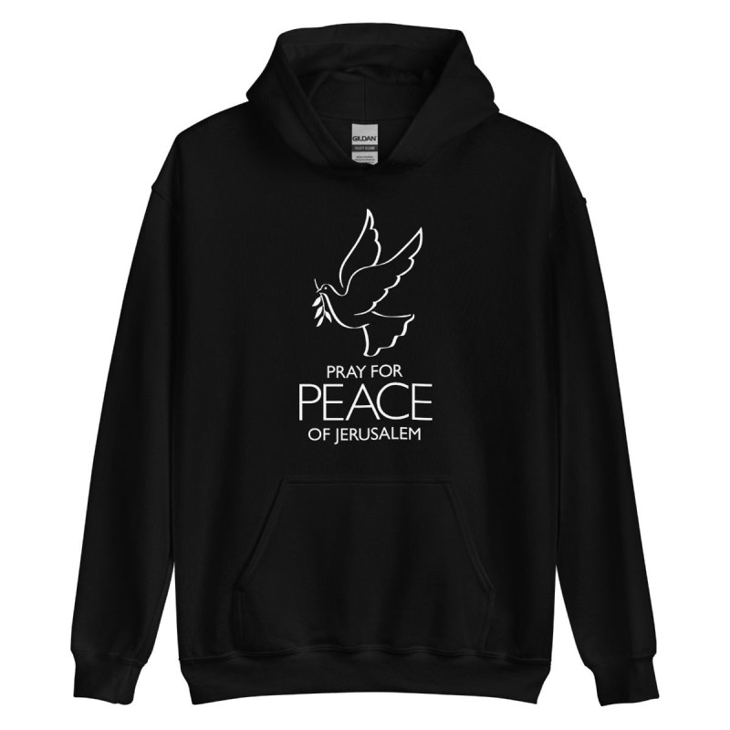 Priez pour la paix de Jérusalem Sweat à capuche - Unisexe