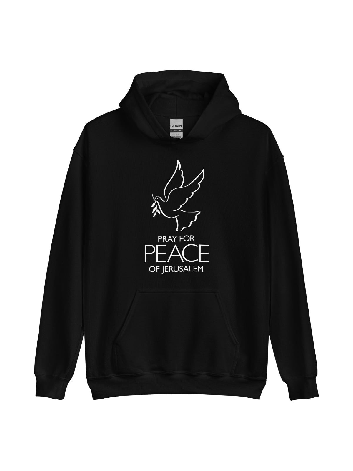 Priez pour la paix de Jérusalem Sweat à capuche - Unisexe