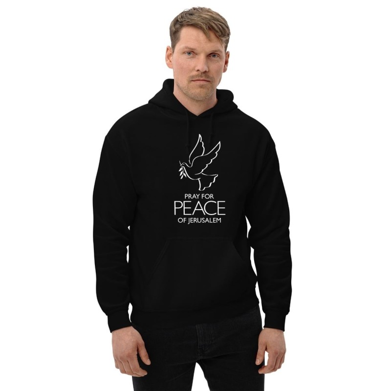 Priez pour la paix de Jérusalem Sweat à capuche - Unisexe