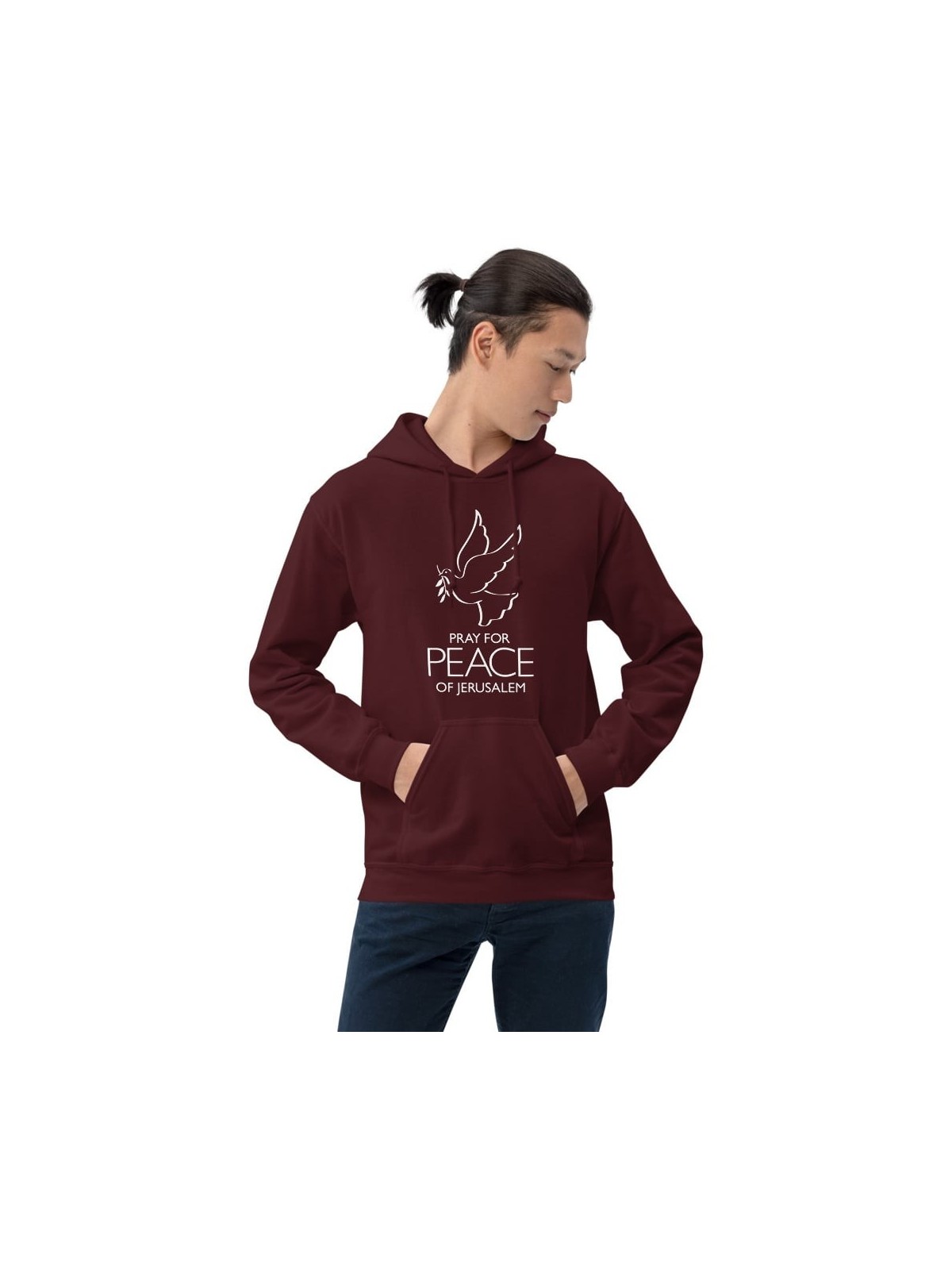 Priez pour la paix de Jérusalem Sweat à capuche - Unisexe