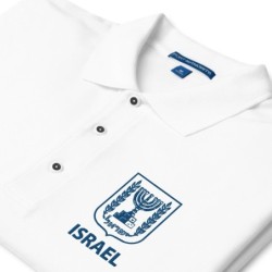 Emblem of Israel Men's Polo Shirt