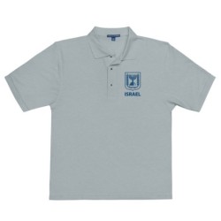 Emblem of Israel Men's Polo Shirt