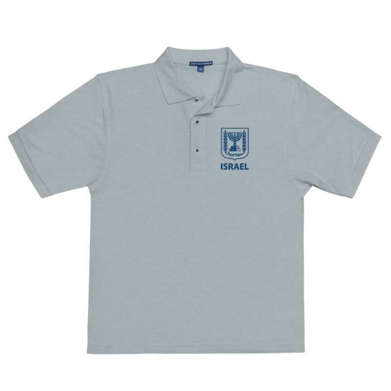 Emblem of Israel Men's Polo Shirt